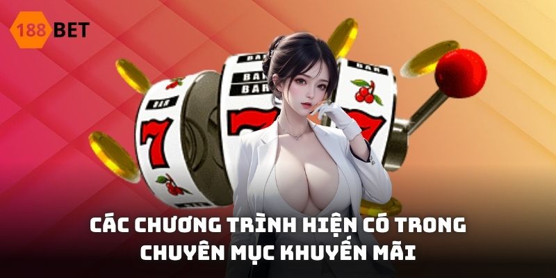 Các chương trình hiện có trong chuyên mục khuyến mãi